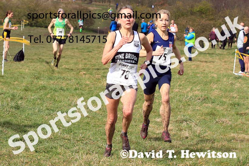 Womens and Mens 65+ in the 2023 BMAF Cross Country Champs., Wallsend. Photo: David T. Hewitson/Sports for All Pics